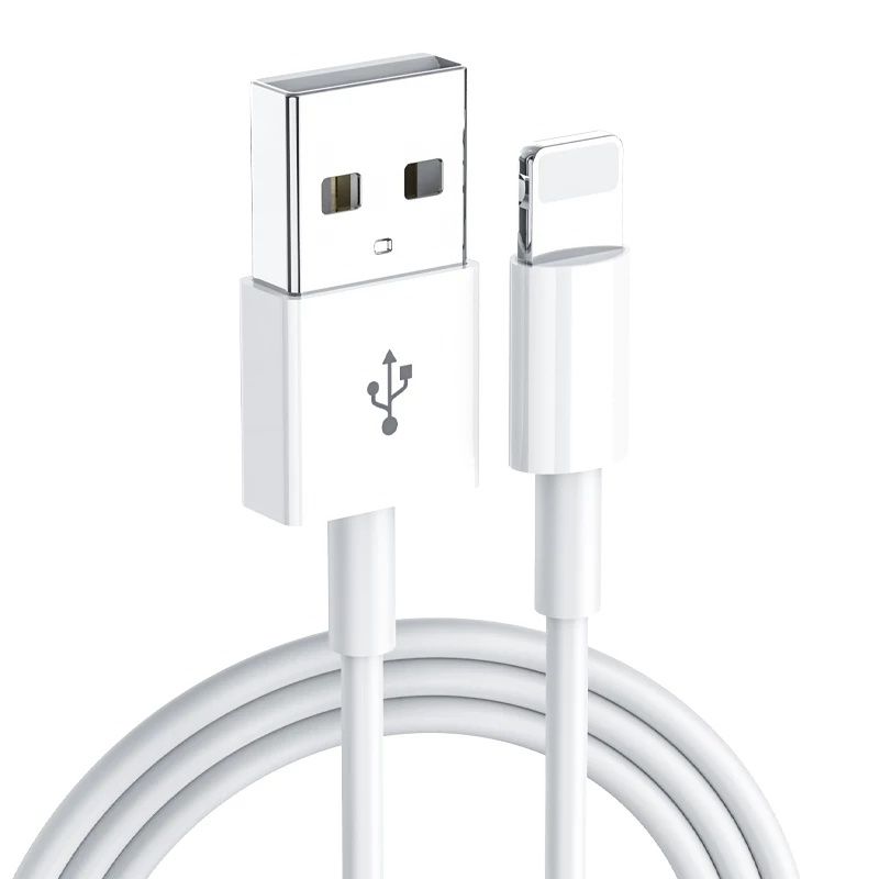 Кабель шнур провод USB для зарядки iPhone iPad Айфон 3А. 1 м, или 2 м