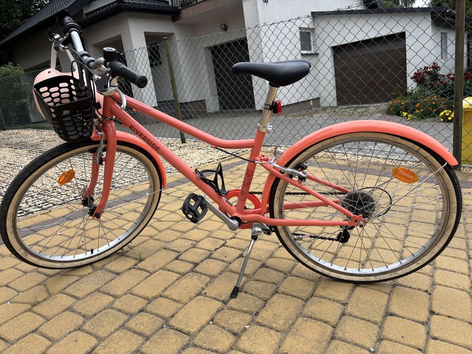 BTWIN Rower dziecięcy trekkingowy Riverside 500 24"