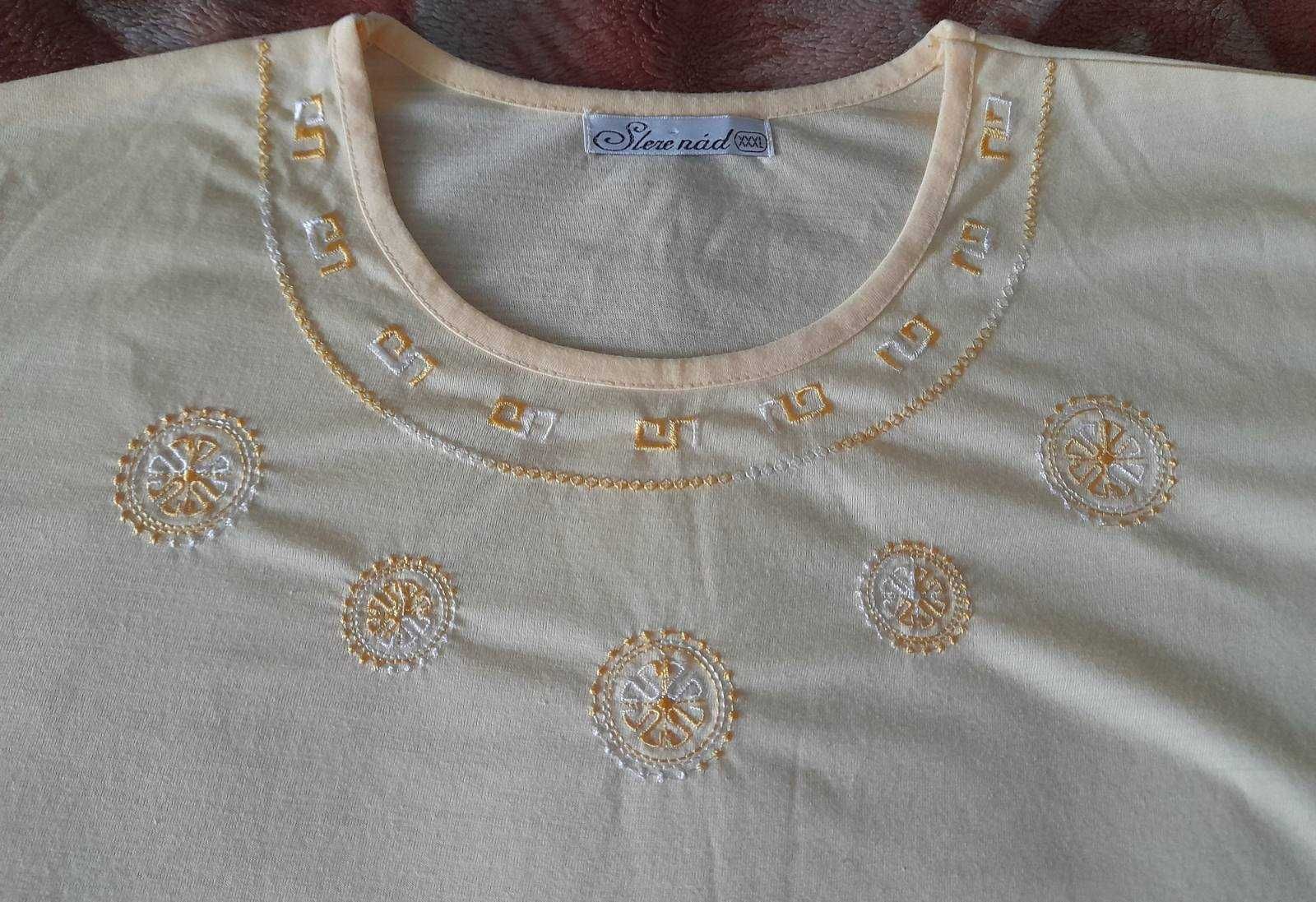 Яркая летняя легкая женская футболка 56 размер  ХХХL