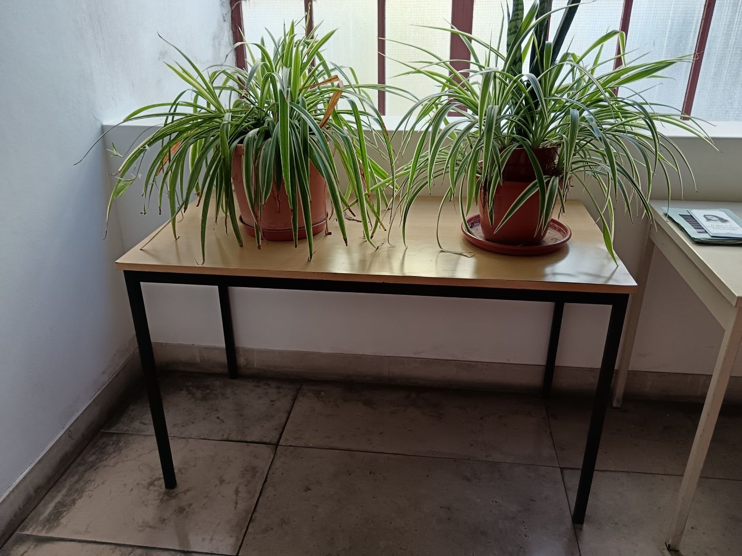 Mesa estrutura em ferro