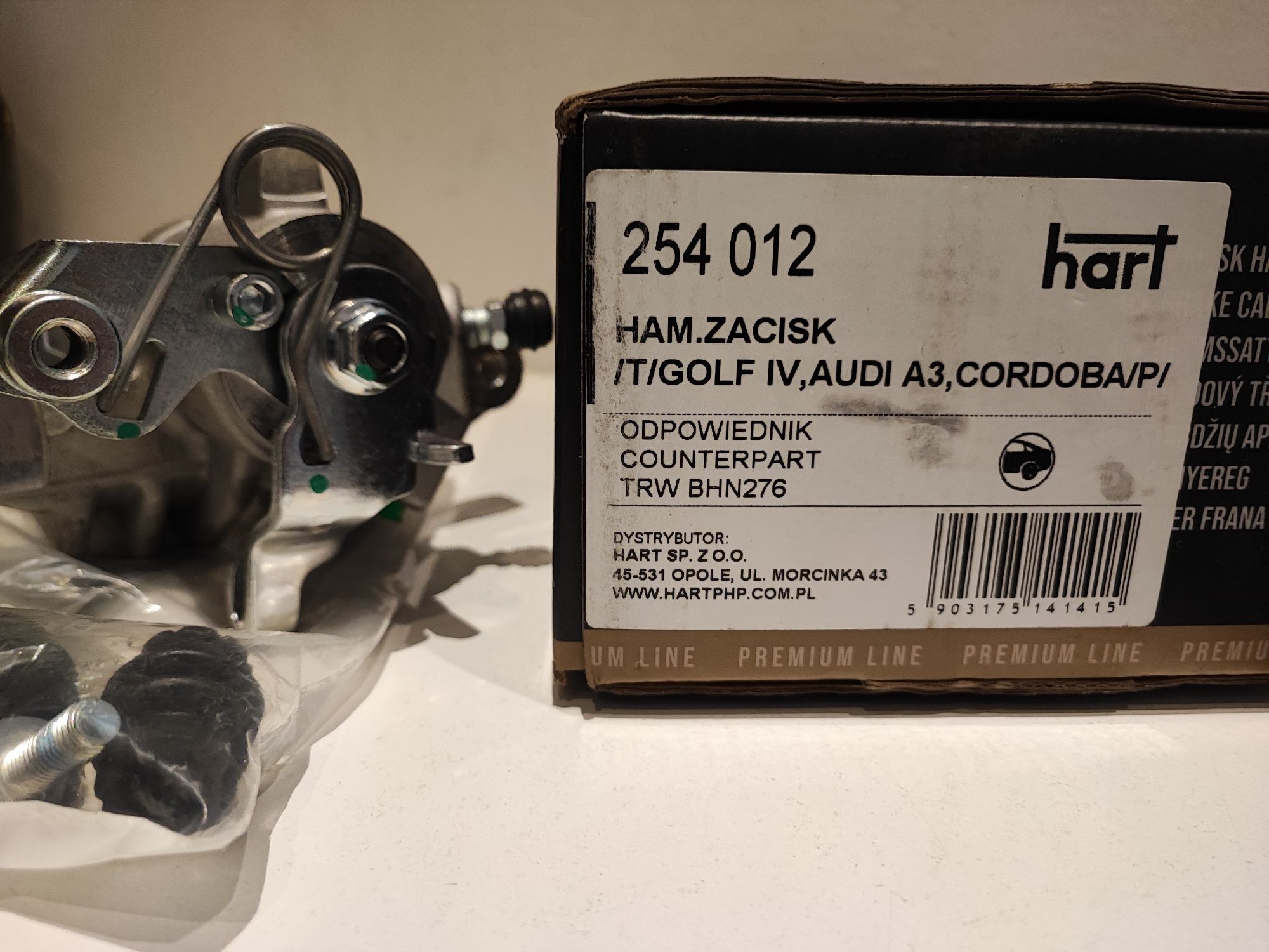 Zacisk hamulcowy tył prawy HART golf 4/audi a3/leon/polo