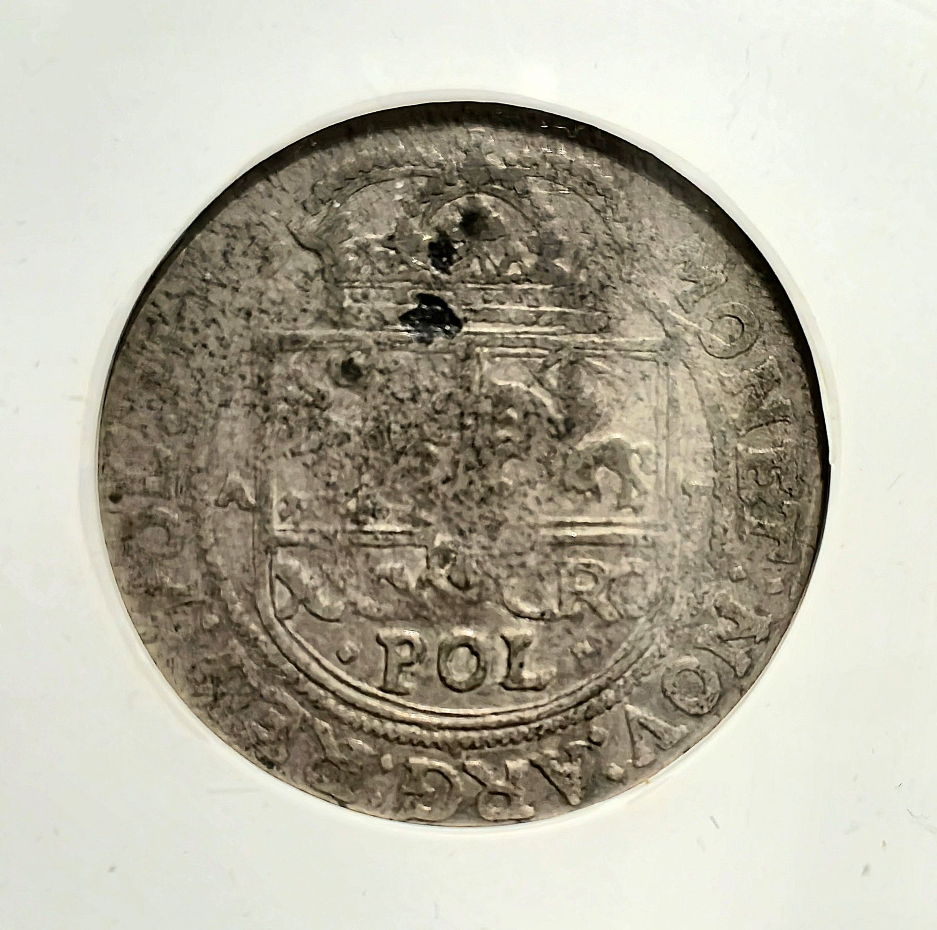 Tymf 1663 XF45 - pierwsza polska złotówka - grading