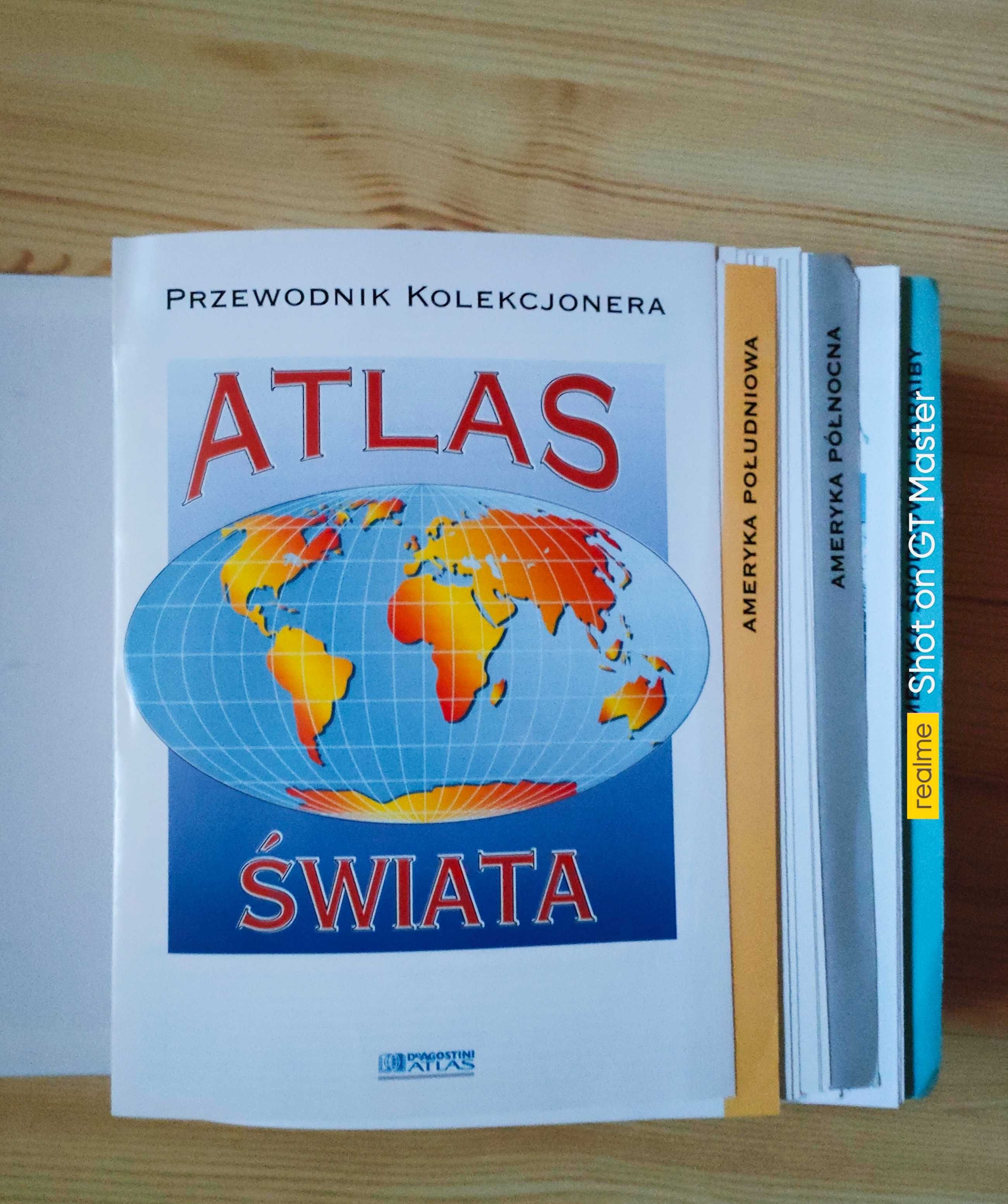 Atlas Świata - dwa segregatory