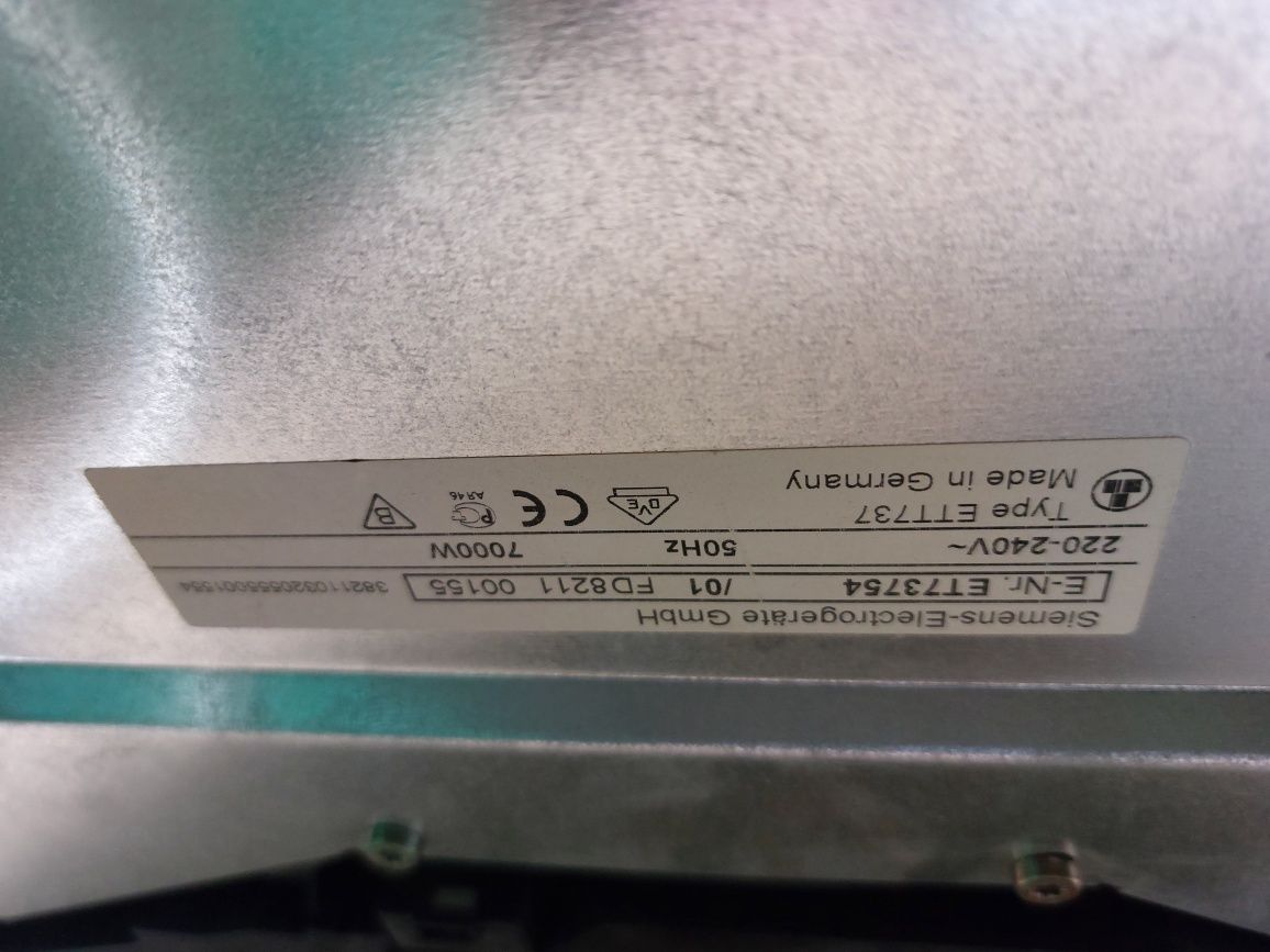 Płyta indukcyjna firmy Siemens