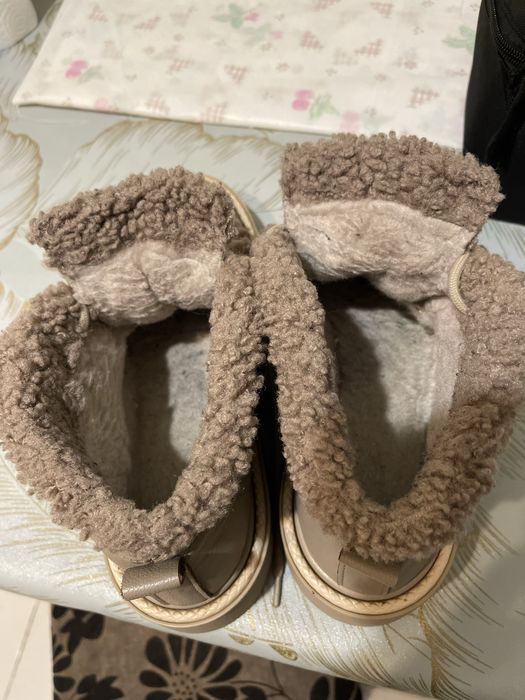 Шкіряні зимові черевики тедді 39