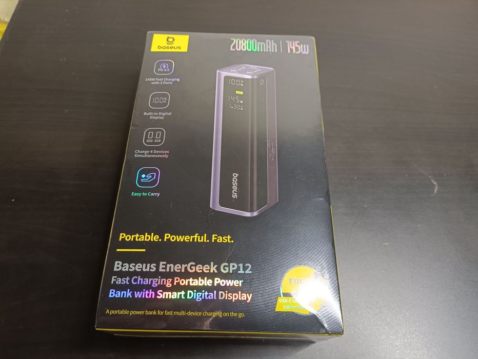 PowerBank BASEUS 145W ПОТУЖНИЙ Павербанк для Ноутбука MacBook PRO AIR