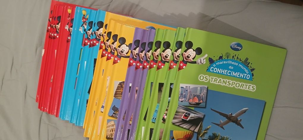 Livros infantis colecção completa Mickey conhecimentos