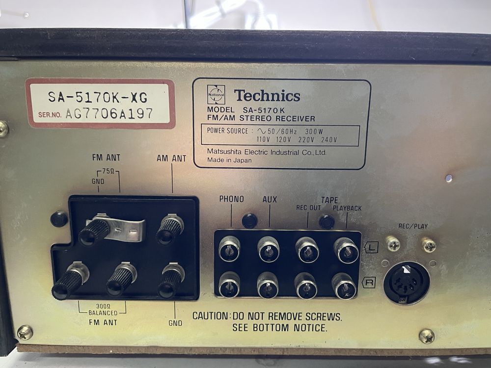 Apmlituner Technics SA - 5170zk ideal vintage