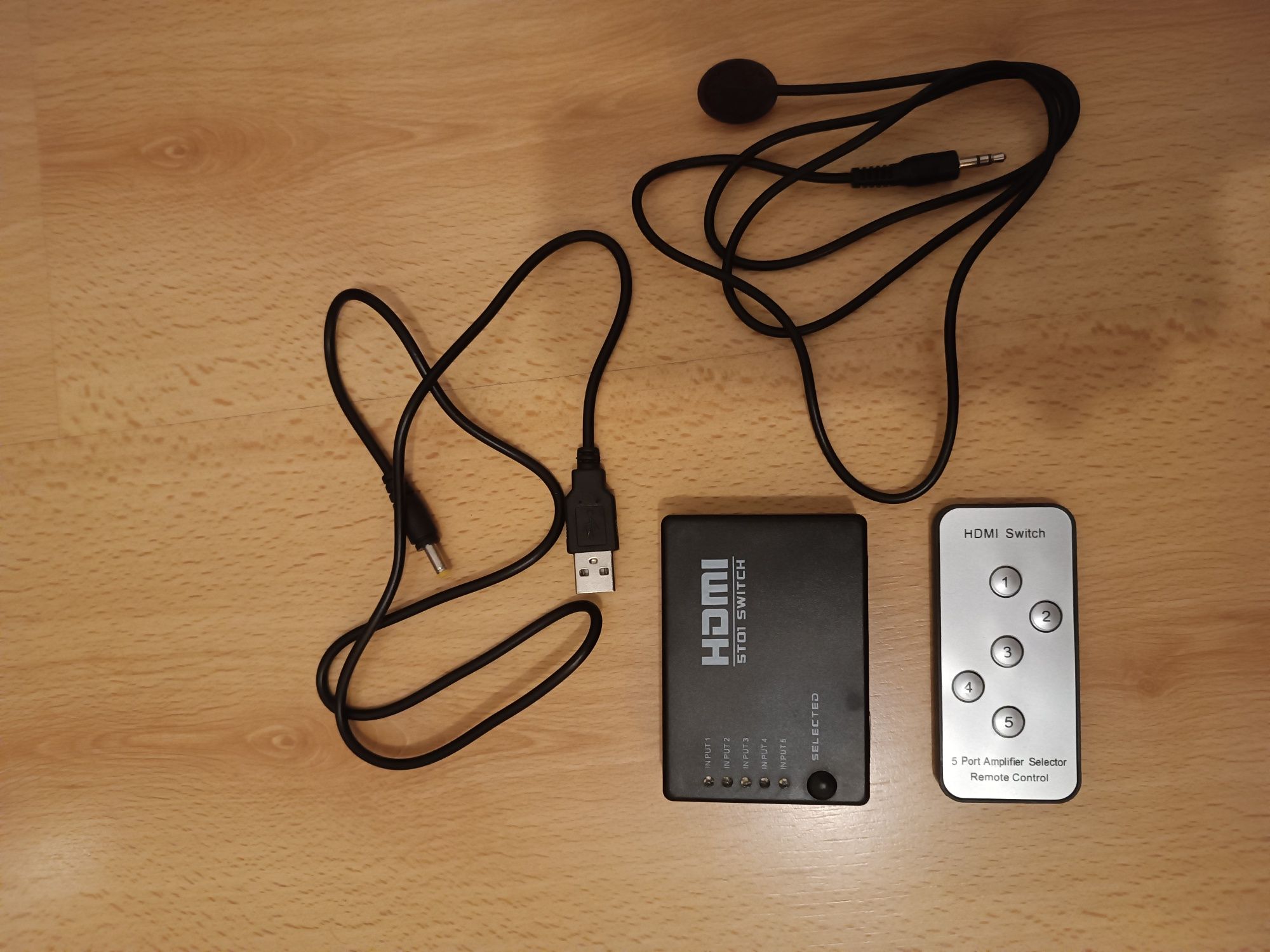 HDMI switch com 5 entradas