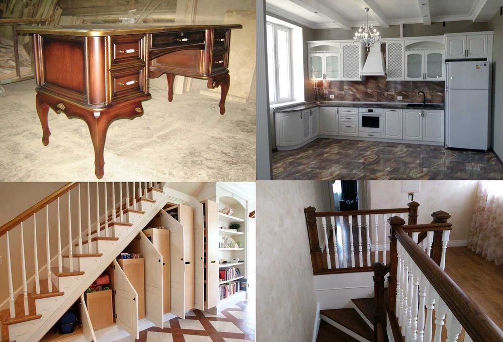 Виготовлення меблів під замовлення (столи, сходи, кроваті, шафи)