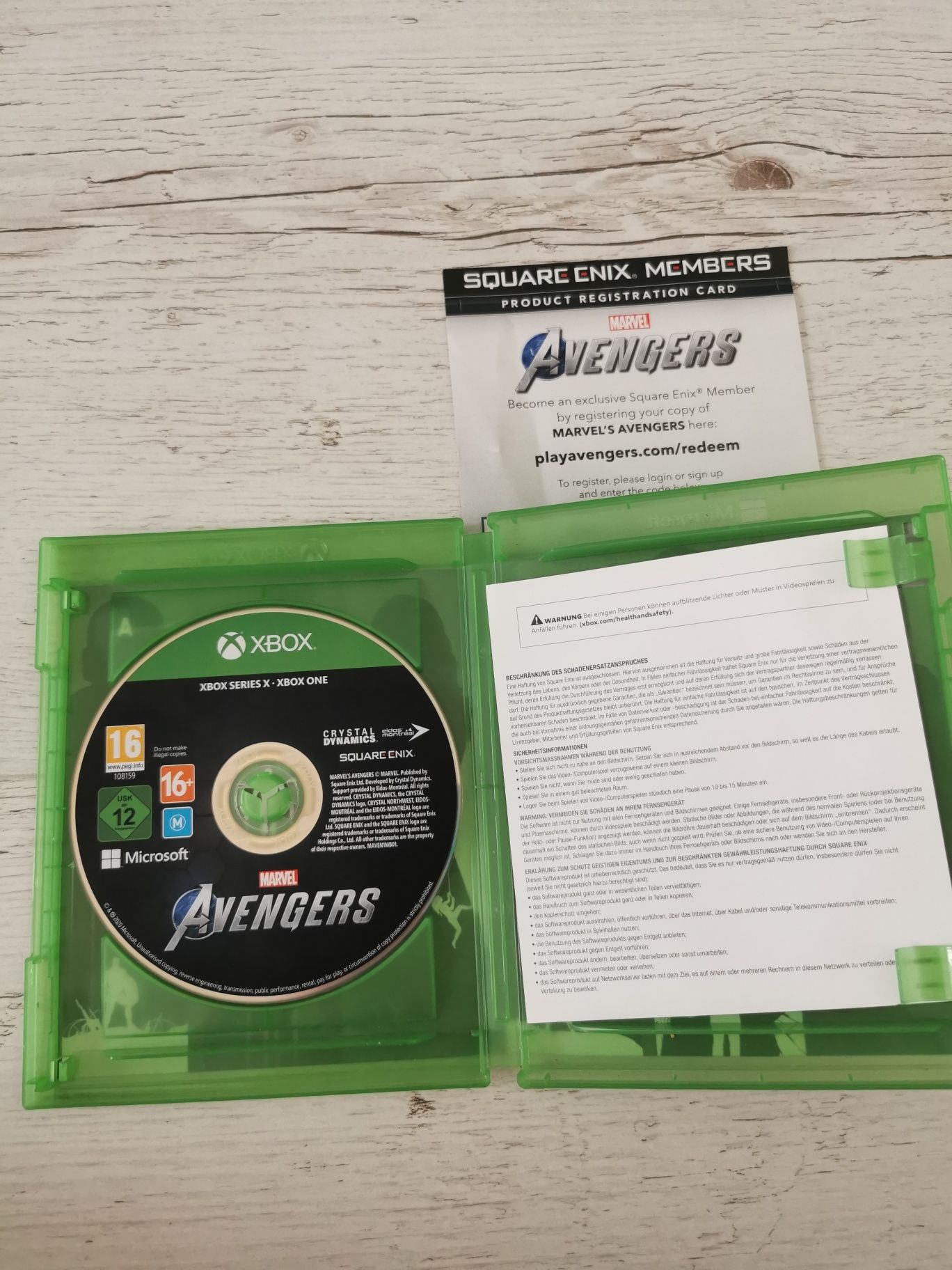 Gra Xbox One Avengers Marvel stan bdb