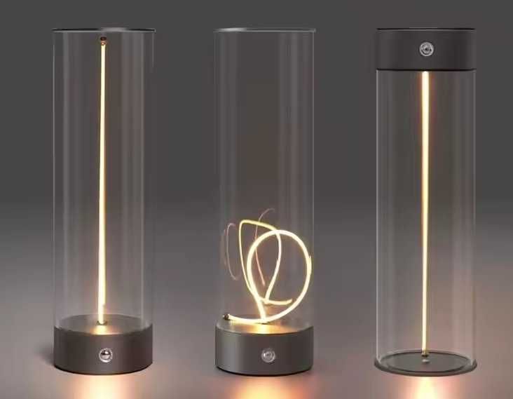 Настільна лампа нічник з акумулятором та гнучким Led ночник настольная