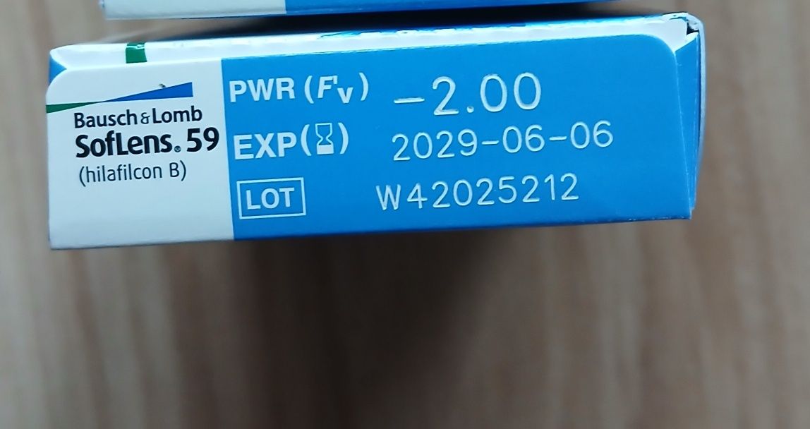 Soczewki kontaktowe miesięczne -2.00