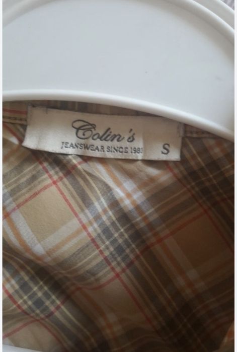 Рубашка с коротким рукавом в клеточку Colin’s XS-S, сорочка