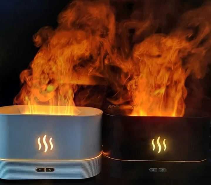 Difusor de Aroma LED em forma de chama
