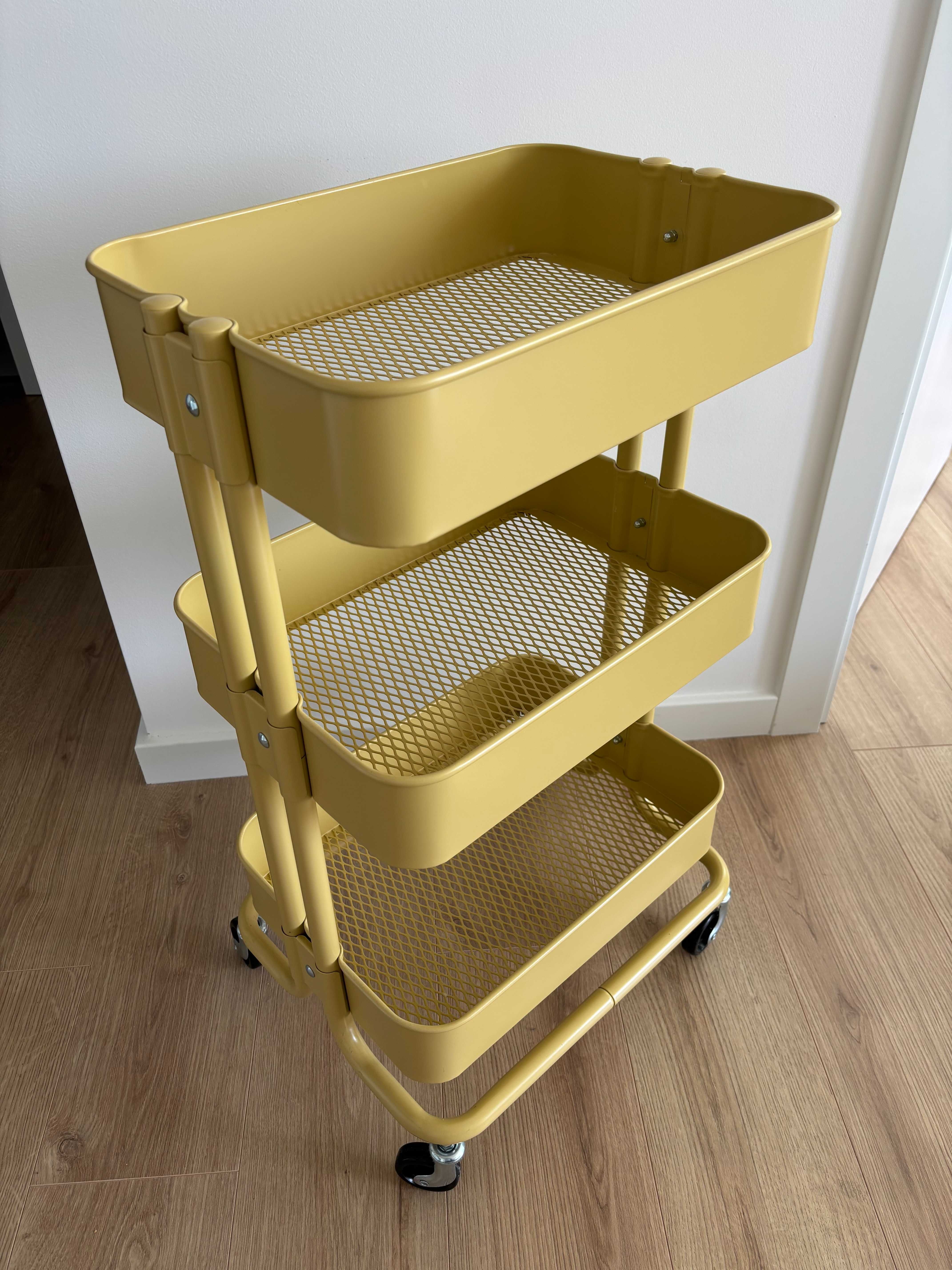 RÅSKOG Carrinho amarelo, 35x45x77cm - IKEA