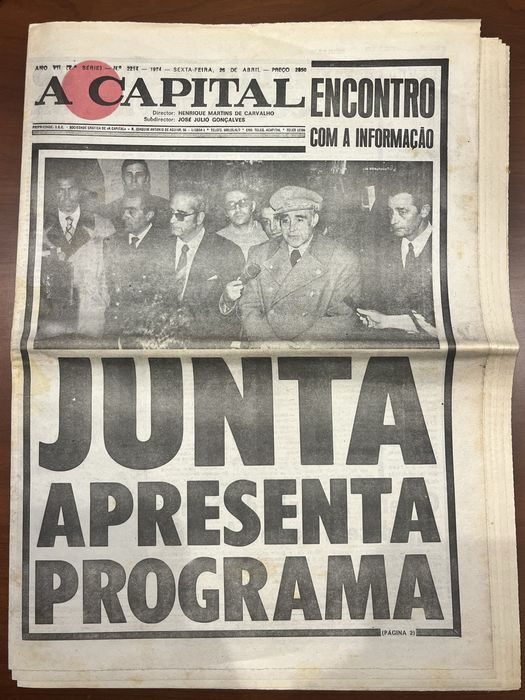 Jornal A Capital - 26 de Abril 1974