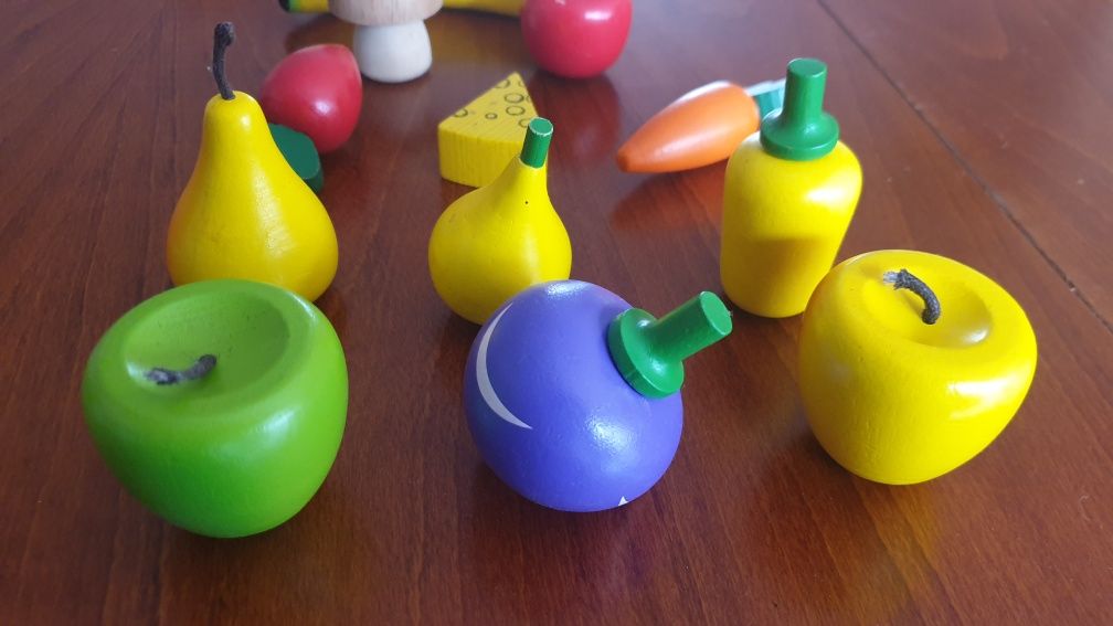 Montessori zabawka edukacyjna koszyk owoców Villac
