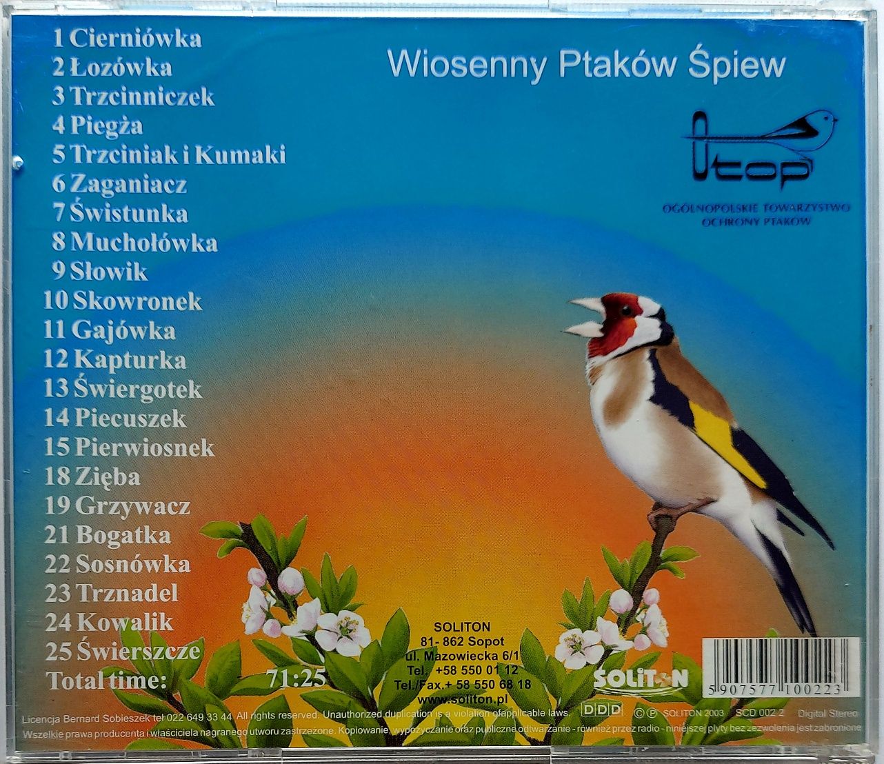 Wiosenny Ptaków Śpiew 2003r