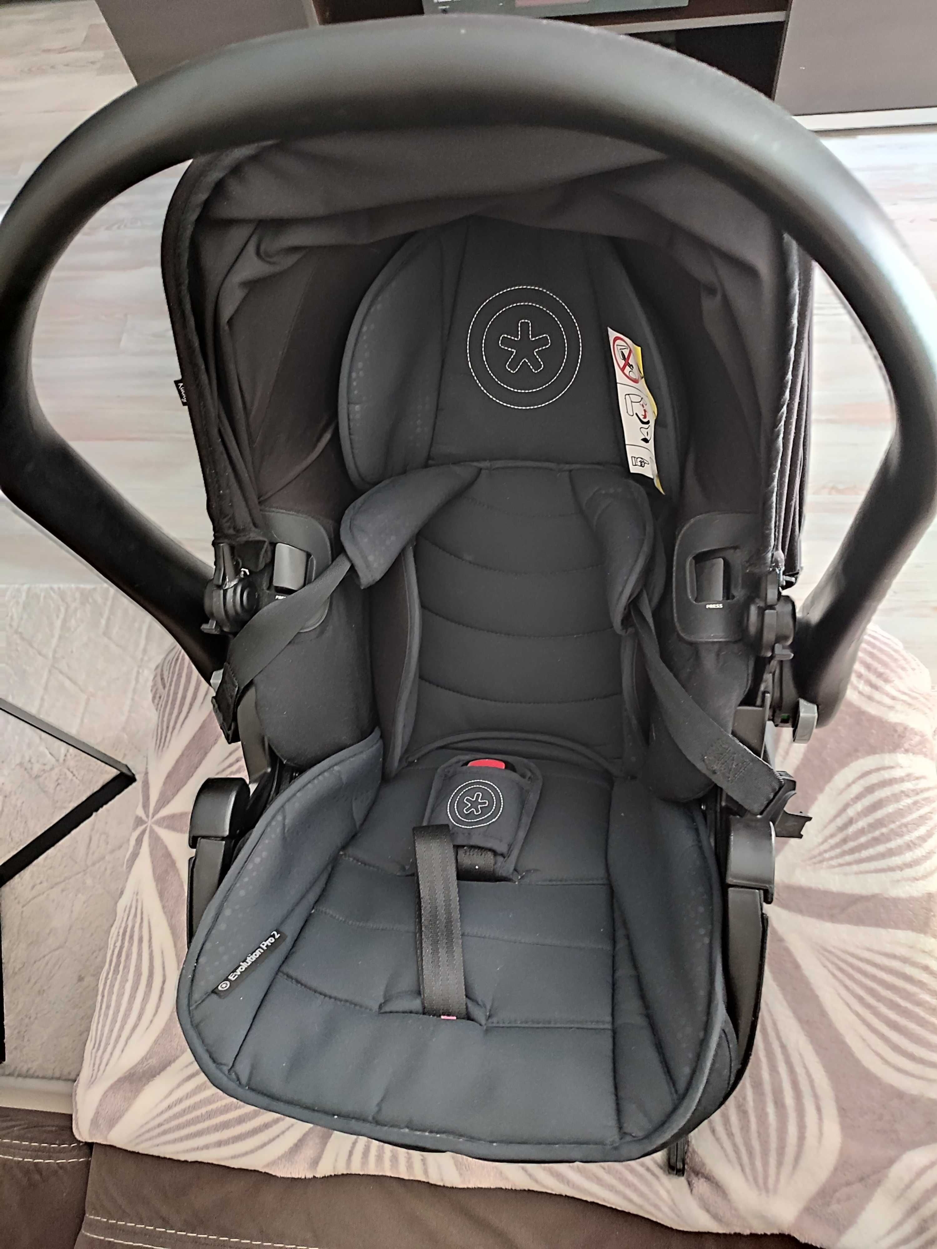 Fotelik samochodowy 0-13 kg Kiddy Evolution pro 2 z bazą ISOFIX