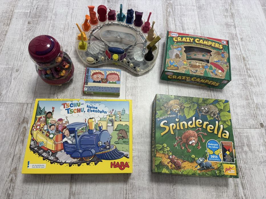 Iгри Djeco  Haba , zoch spinderella, Battat симфонія, crazy campers