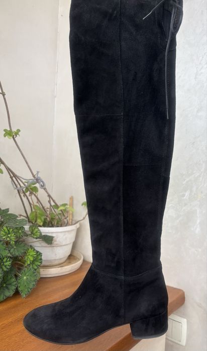 Сапоги ботфорты замшевые  Vagabond 38,5-39 размер