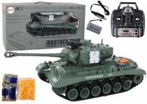 Czołg Leopard R/C Armata 1:18 szary pudełko,533x300 mm