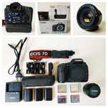 Canon EOS 7D c/ extras