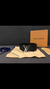 Pasek LOUIS VUITTON 70-125 skora canvas nr seryjny