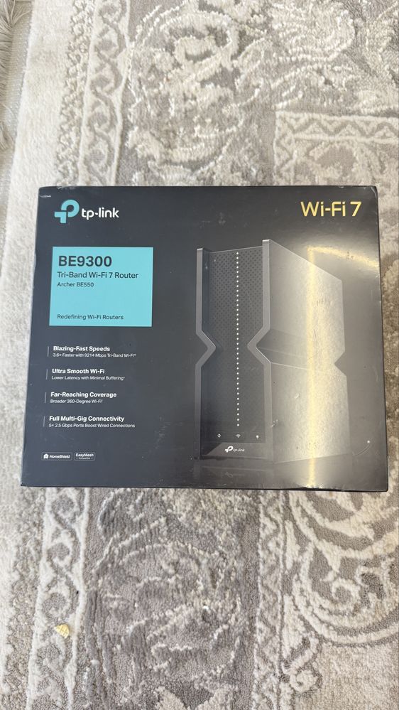 Роутер TP-Link Archer BE9300 3-діапазонний 2,4/5/6 ГГц Wi-Fi 7 новий