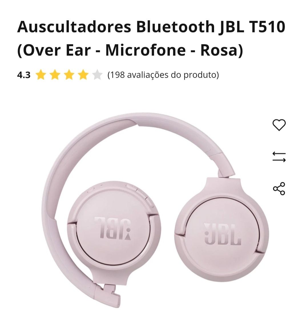 Fones JBL sem fios