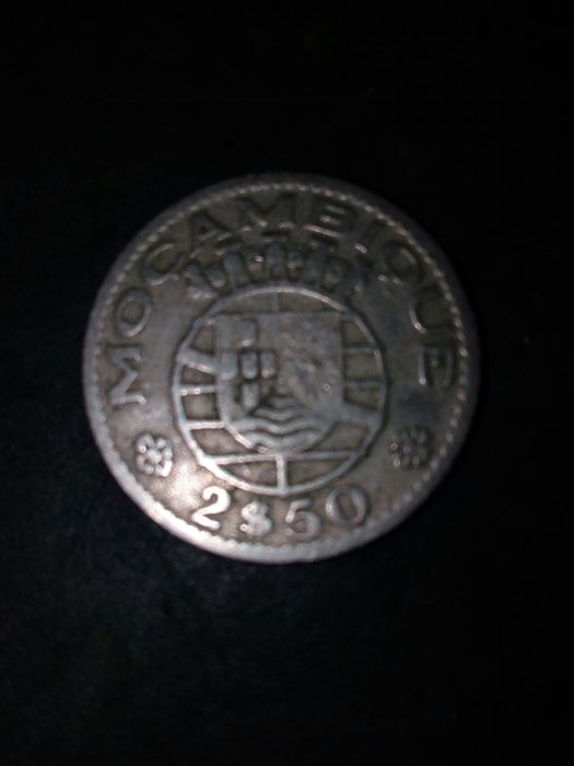 Moeda 2$50 escudos de 1954 Moçambique
