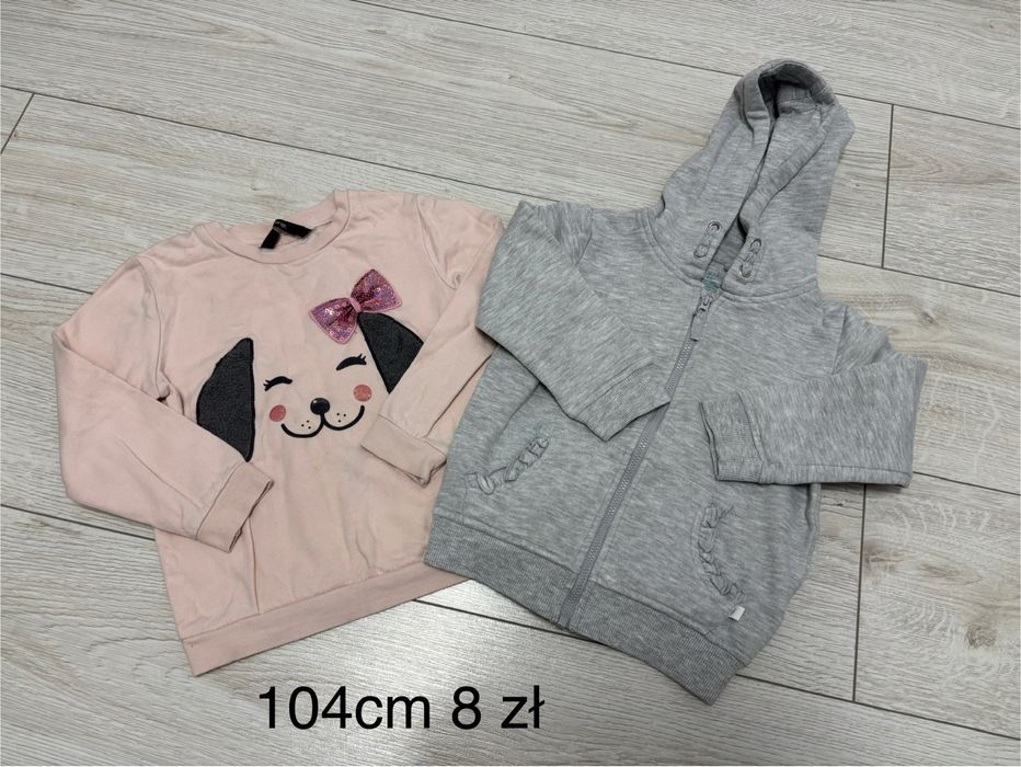 Dwie bluzy dla dziewczynki