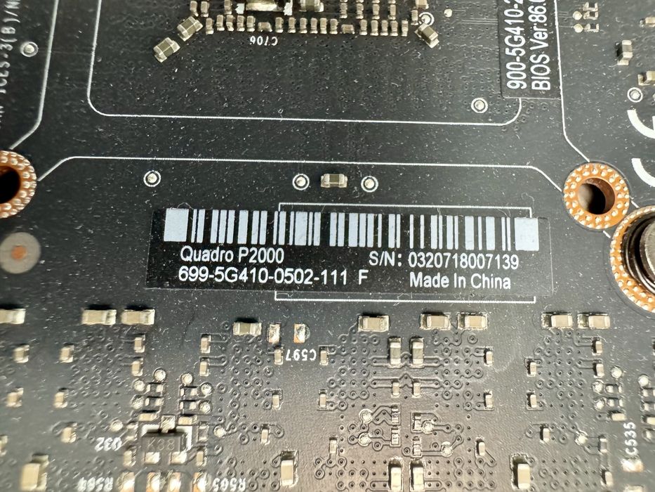 nVidia Quadro P2000 4x DP mossaic
