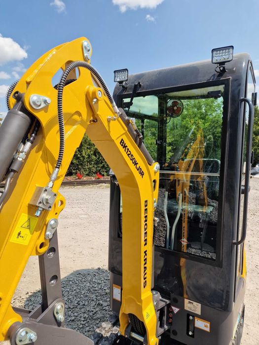 Mini Koparka Berger Kraus BK1250KJSR z kabiną JOYSTICK silnik Kubota