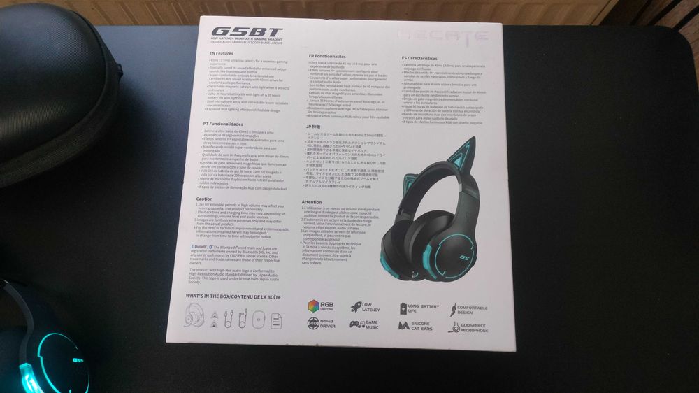 Słuchawki gamingowe Edifier HECATE G5BT Cat