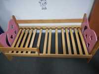 Łóżko dziecięce, dziewczęce, dla dziewczynki 160x80 cm z materacem