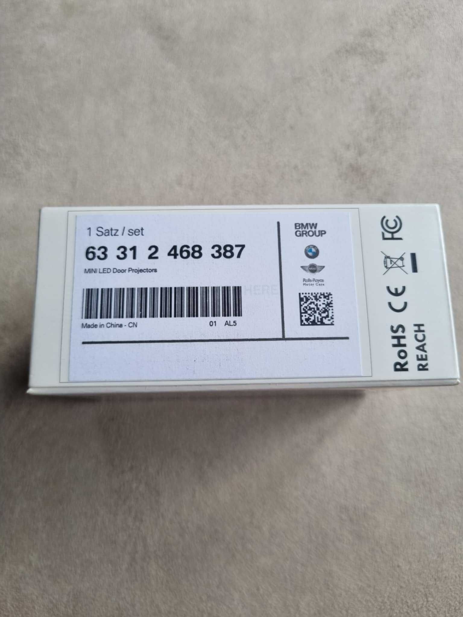 Projektory do drzwi Mini LED 68mm Oryginał