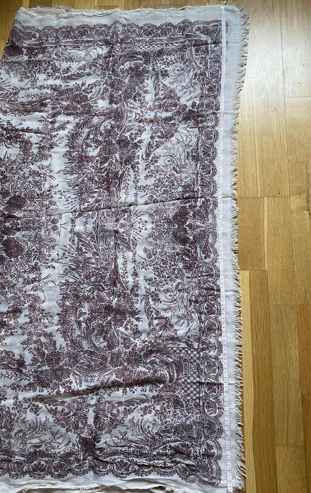 Duży lekki szalik ze wzorem ~240x132cm H&M