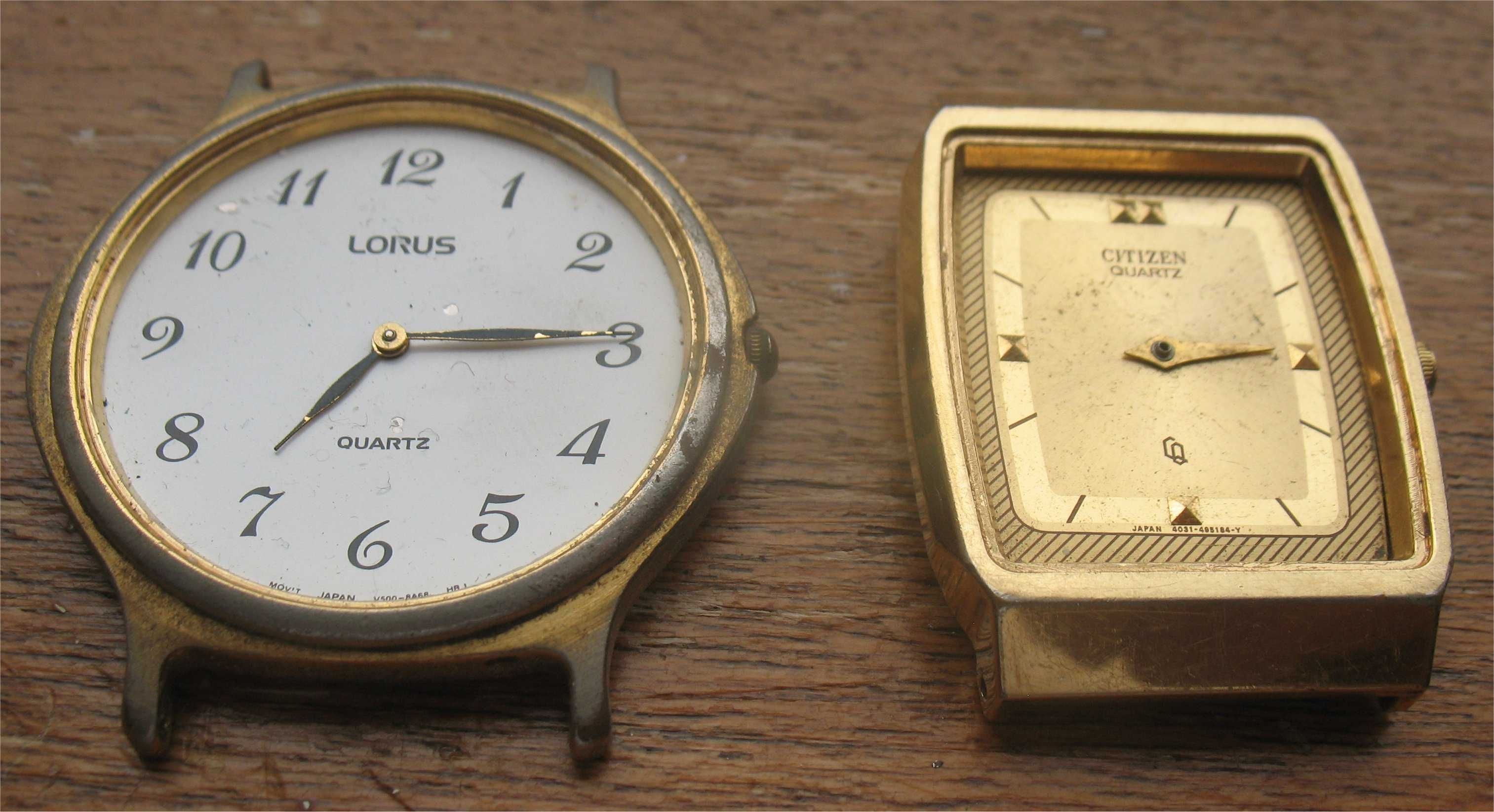 2 Relógios - Lorus e Citizen - Avariados e Incompletos