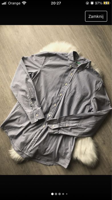Męska koszula w paski United Colors of Benetton XL XXL