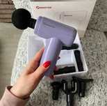 Booster mini pistolet masazu fioletowy nowy prezent