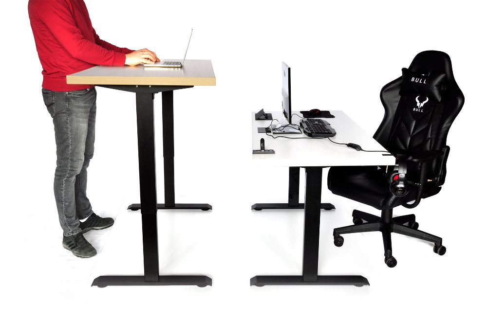 Biurko modern edition styl loft elektryczna regulacja dom biuro gaming