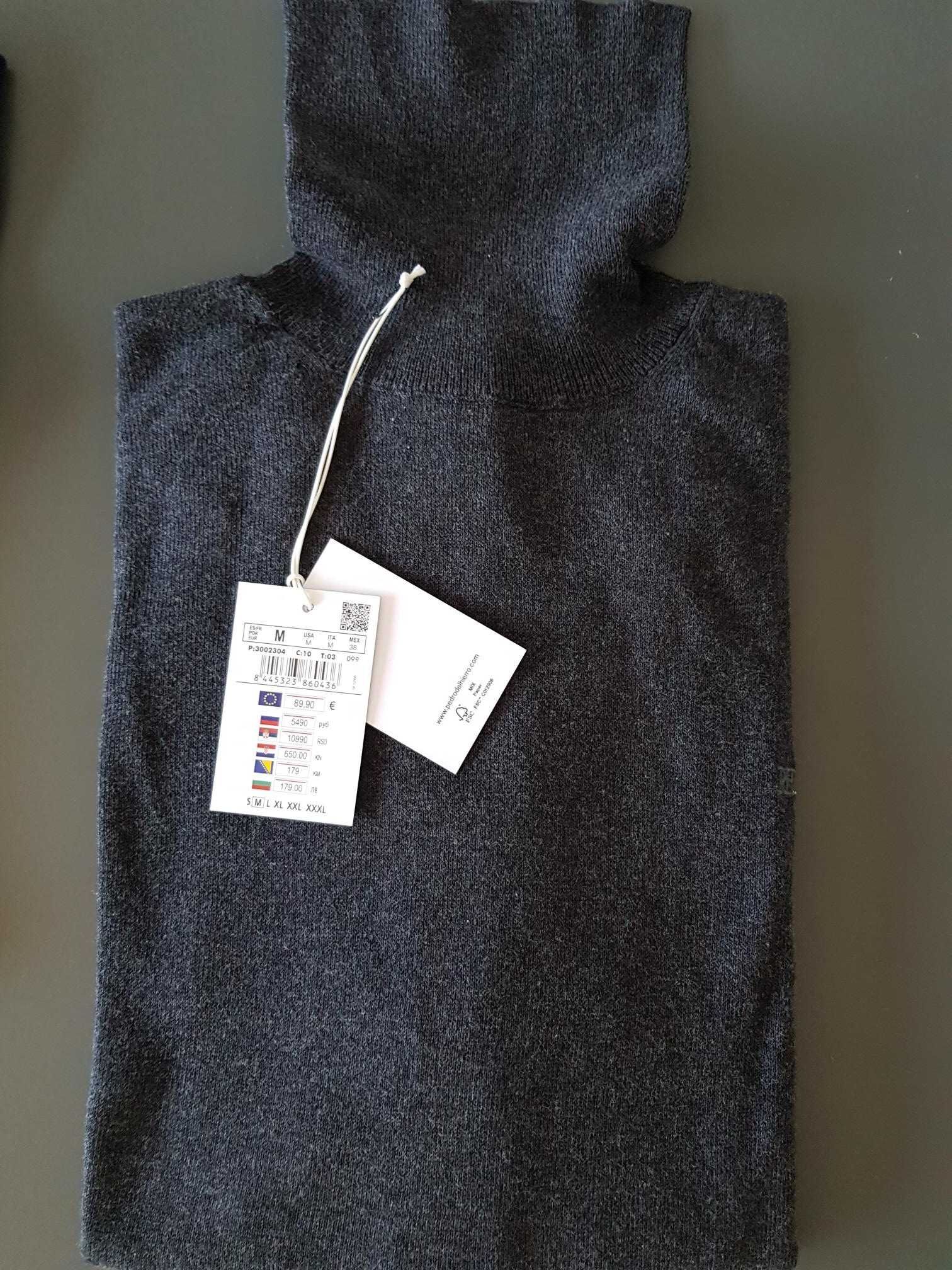 Camisola gola alta Pedro del Hierro tamanho M
