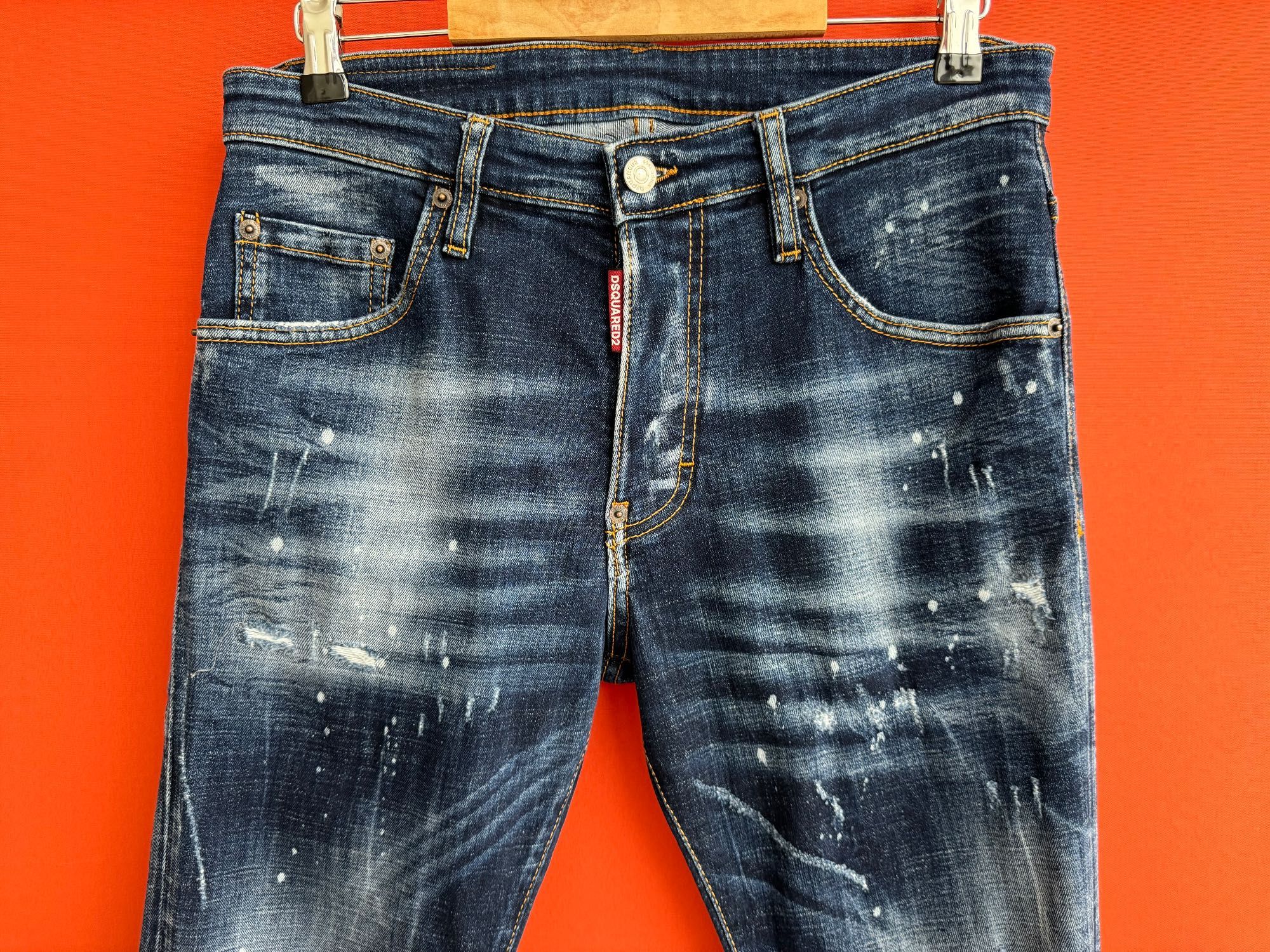 Dsquared оригинал мужские джинсы штаны размер 31 32 Б У