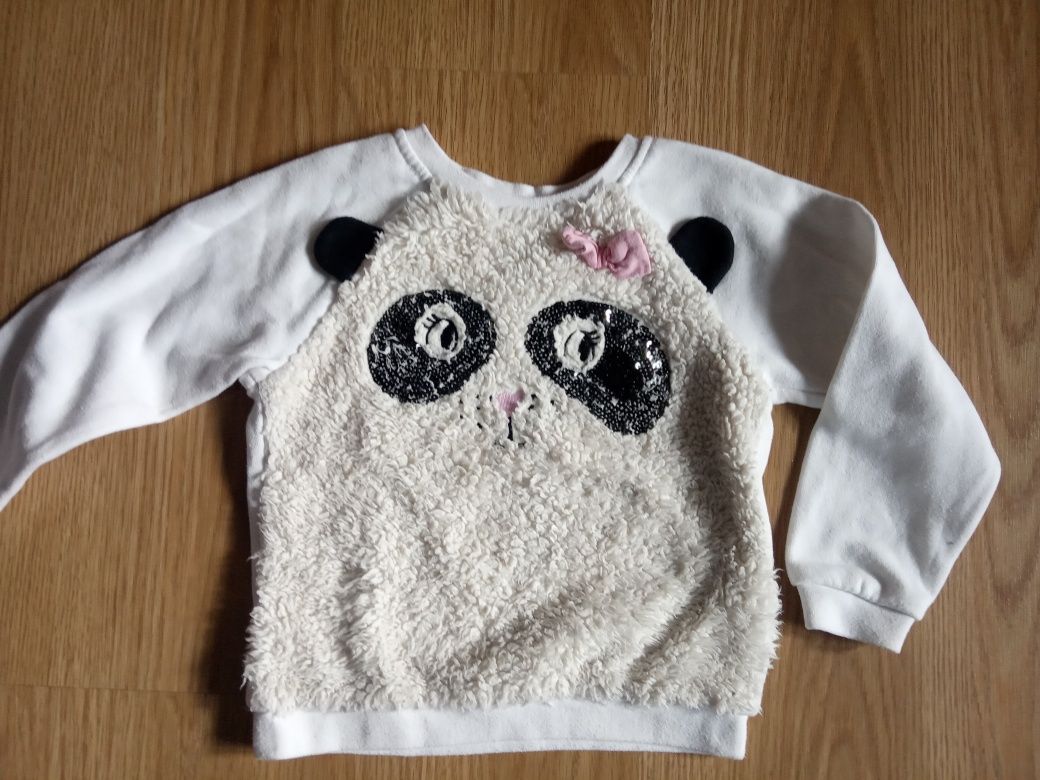Bluza miś, bluza panda roz 104