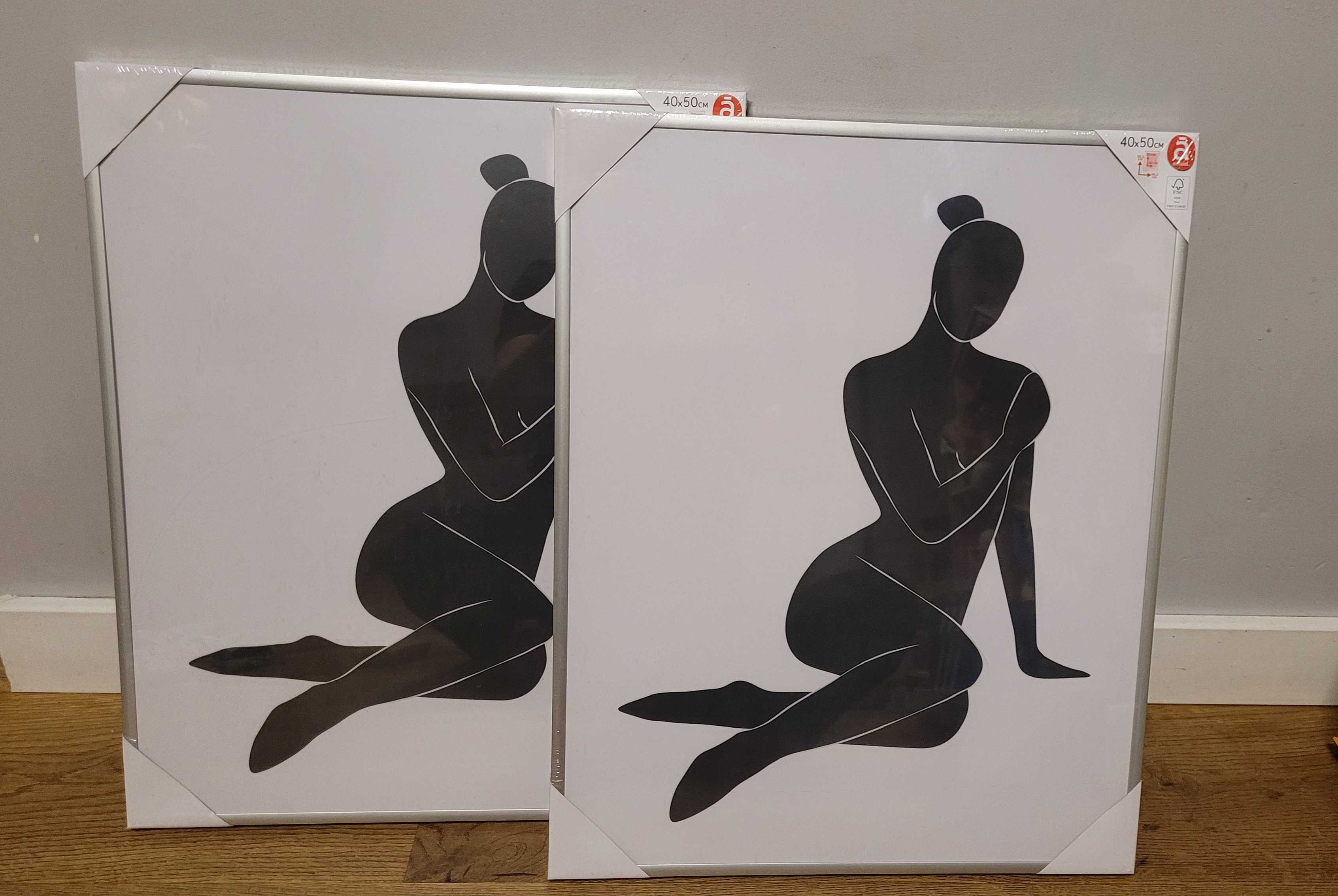 2 x Rama ramka na zdjęcia / kolaż/ obraz, aluminiowa, 40x50 antyrama