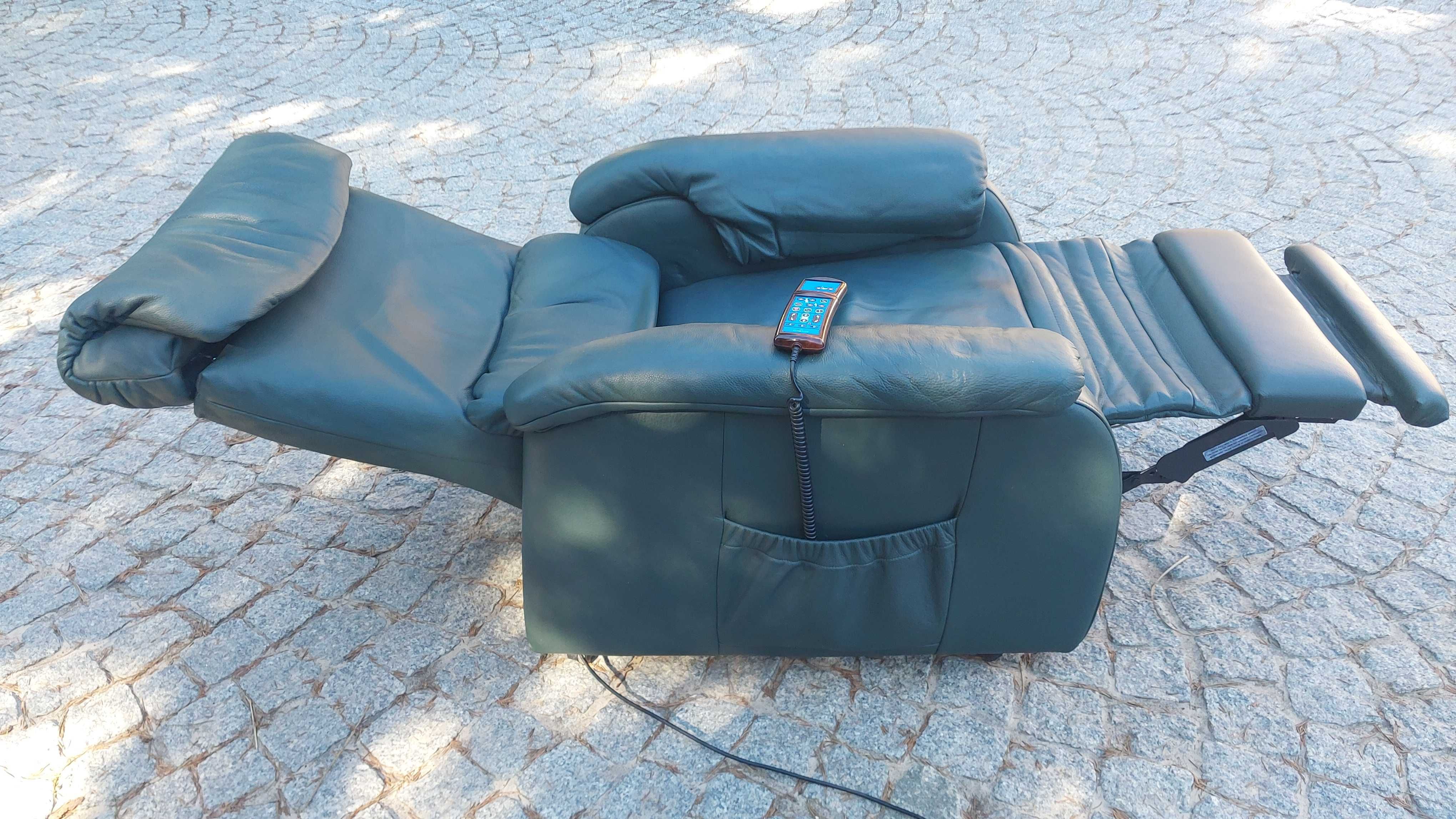fotel HIMOLLA rozkładany z funkcją relax FULL OPCJA pilot pionizacja