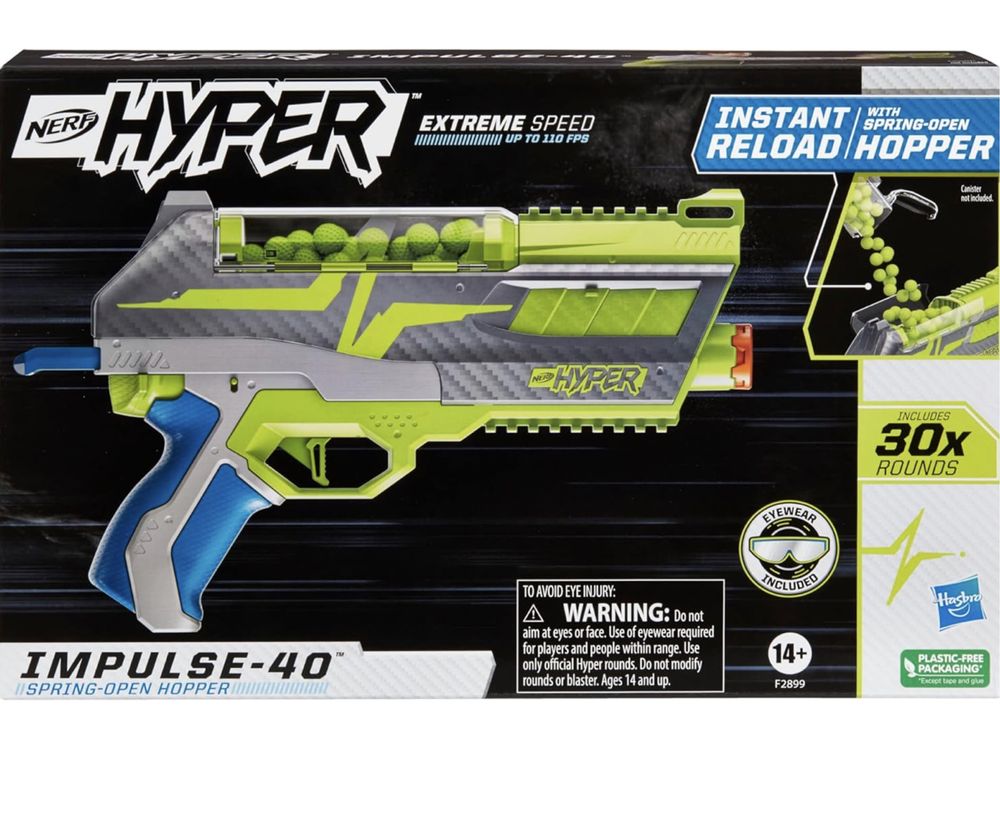 NERF Hyper Impulse-40 Нерф гіпер імпульс бластер