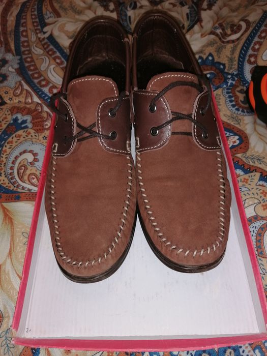 Мужские туфли, мокасины, замш